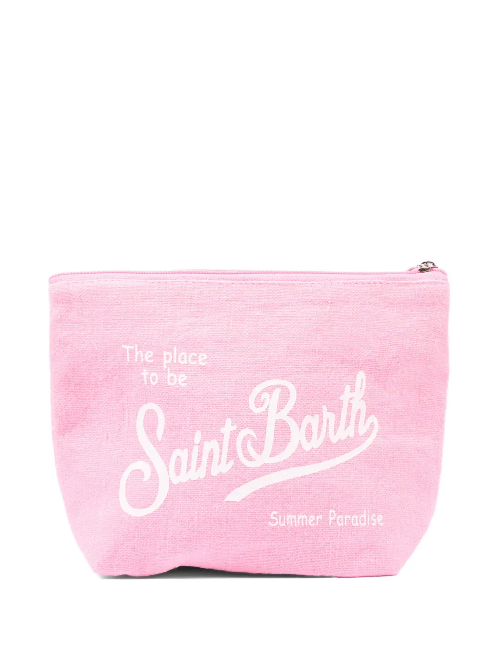  Mc2 Saint Barth Kids Aline Zip Pouch Bag - Pink 