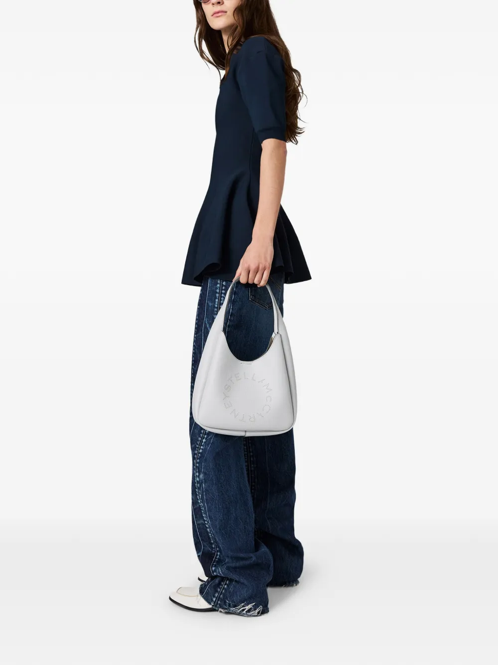  Stella Mccartney Button-placket Polo Top - Blue 