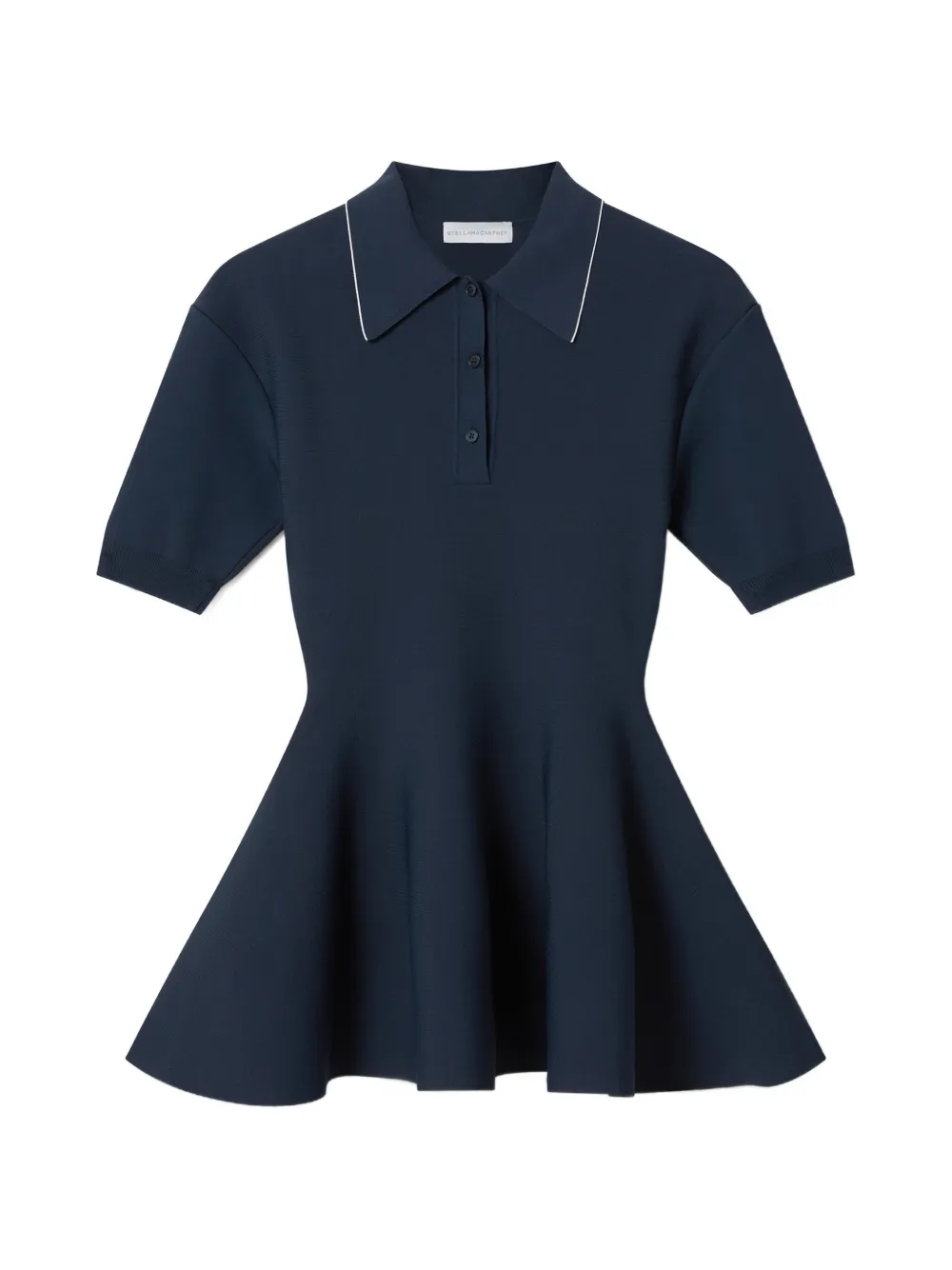 Stella McCartney Polo con bottoni - Blu