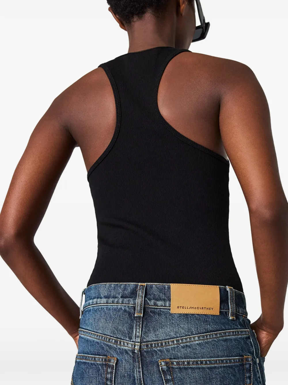 Stella McCartney Come Together tanktop met tekst Zwart