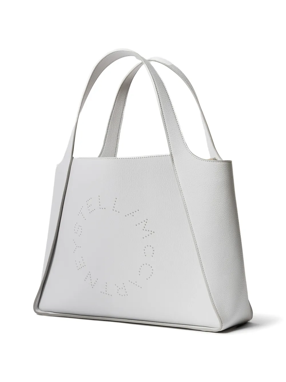 Stella McCartney Shopper met logo Grijs