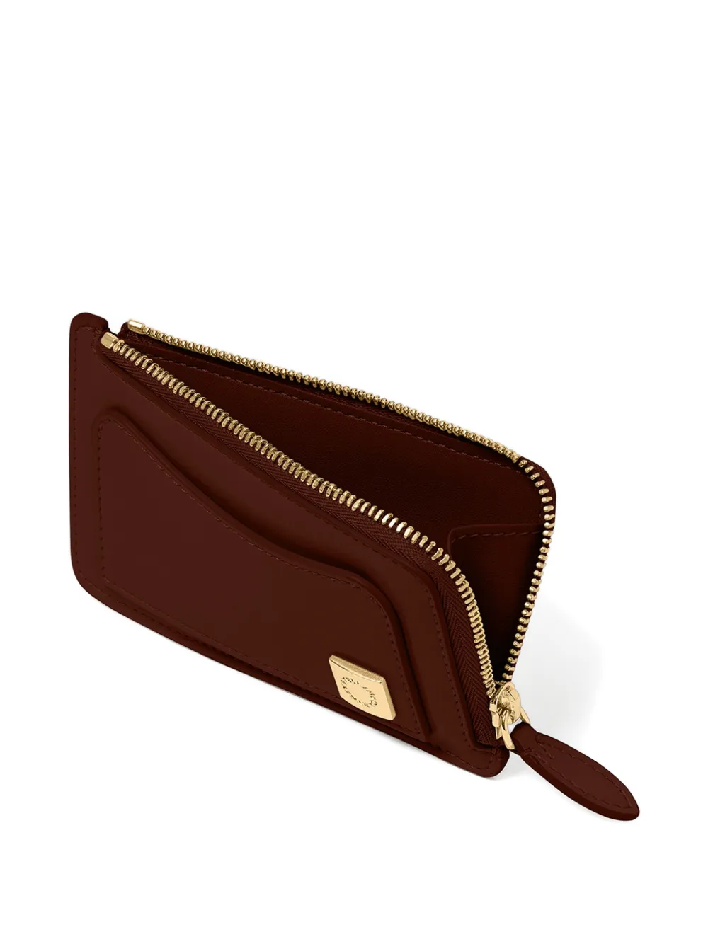 Stella McCartney Ryder pasjeshouder met rits Bruin
