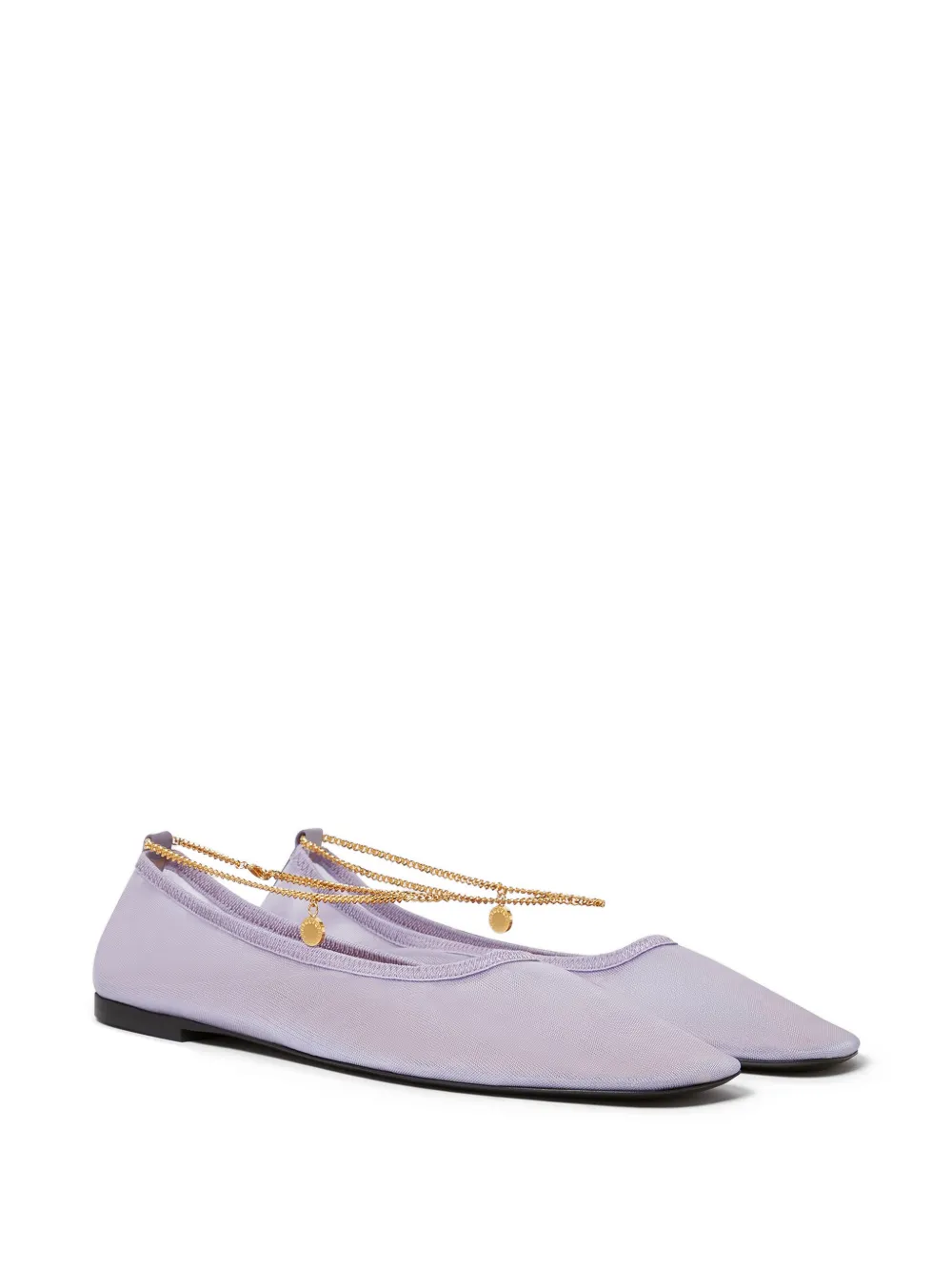 Stella McCartney Pumps met ketting Paars