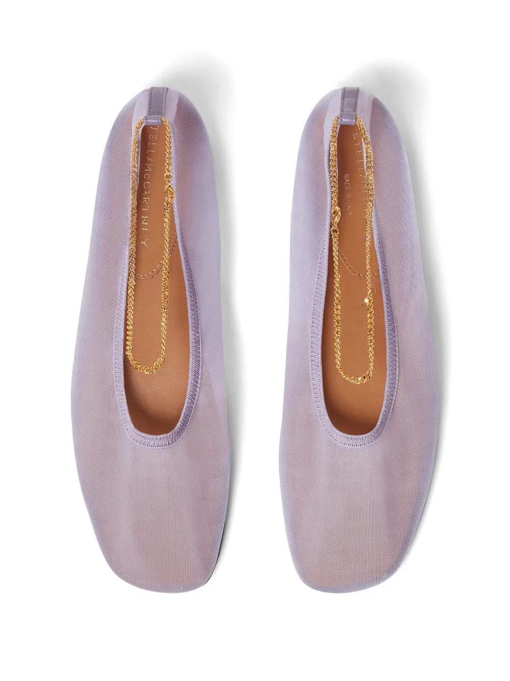 Stella McCartney Pumps met ketting Paars