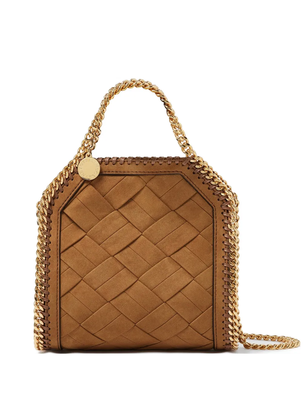 Stella McCartney mini Falabella chain-strap shoulder bag - Marrone