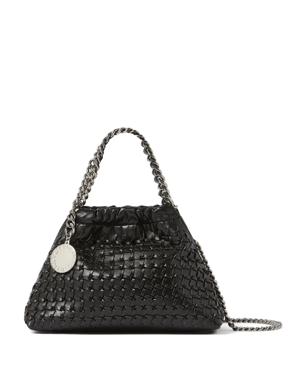 Stella McCartney Borsa tote con catena - Nero