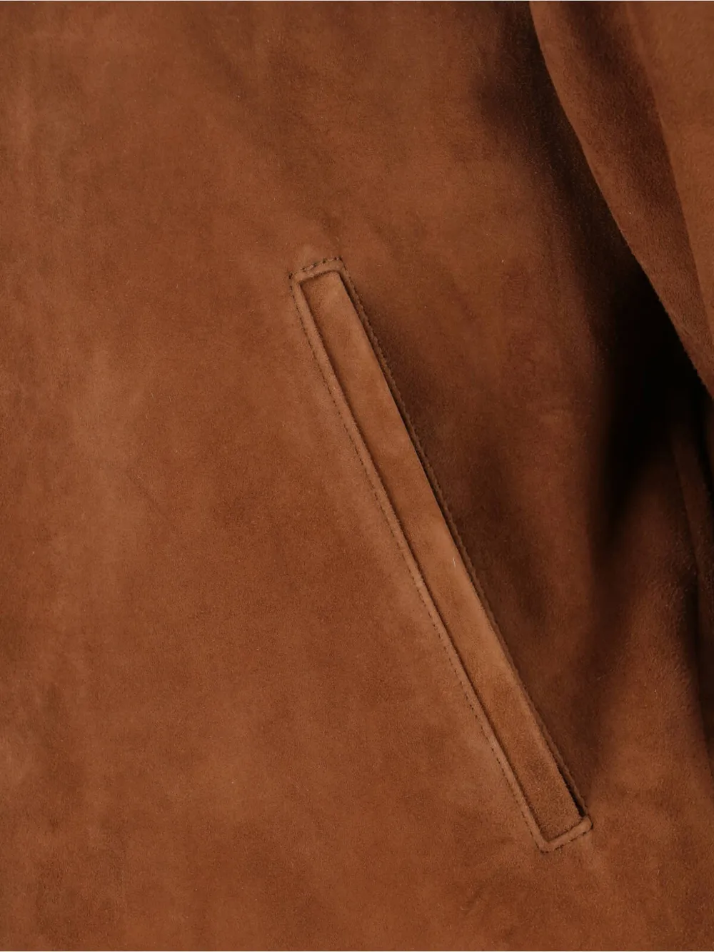  Tonywack Suede Zip Jacket - Brown 