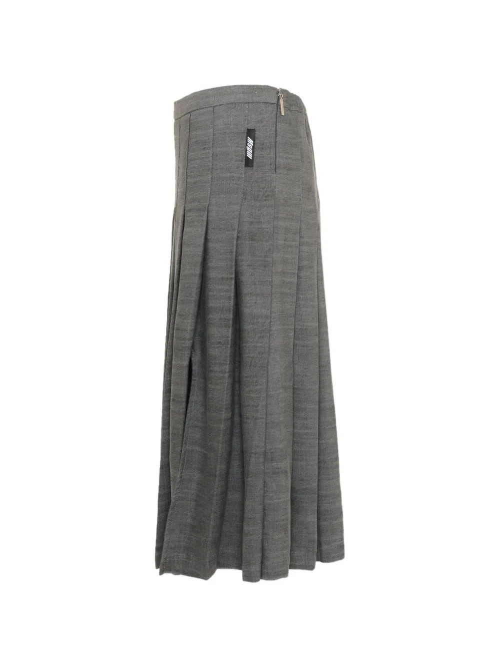  Msgm Kids Falda Plisada - Gris 