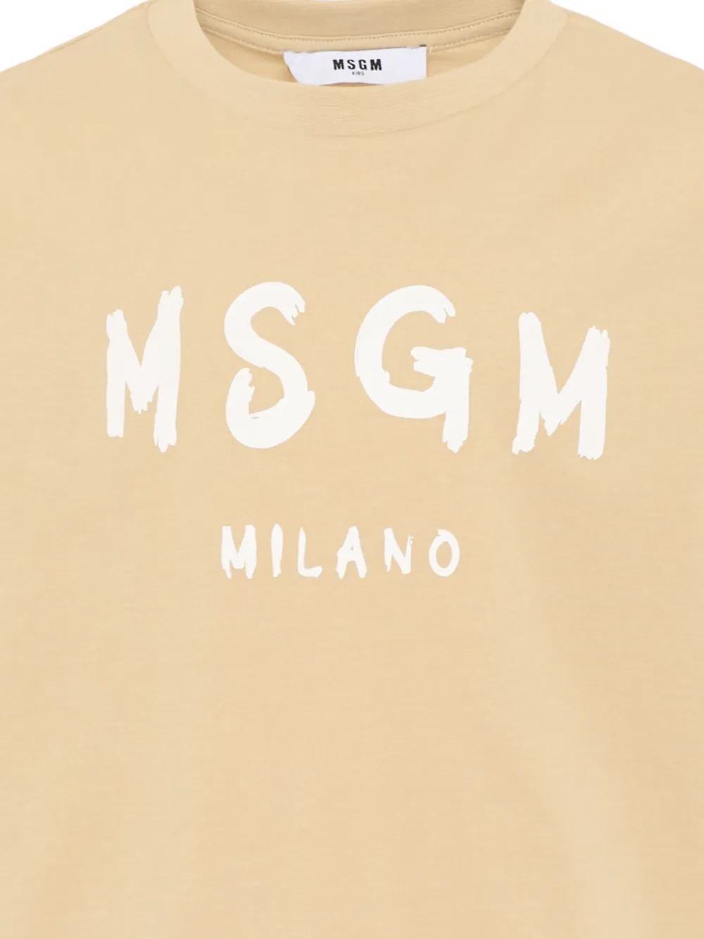 MSGM Kids T-shirt Beige