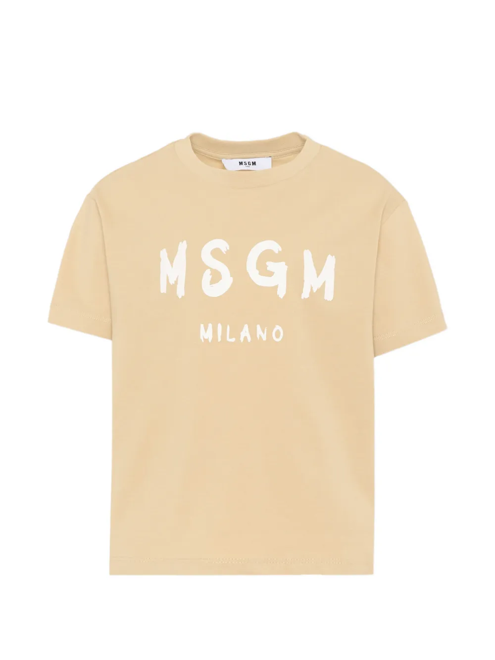MSGM Kids short-sleeves T-shirt - Toni neutri