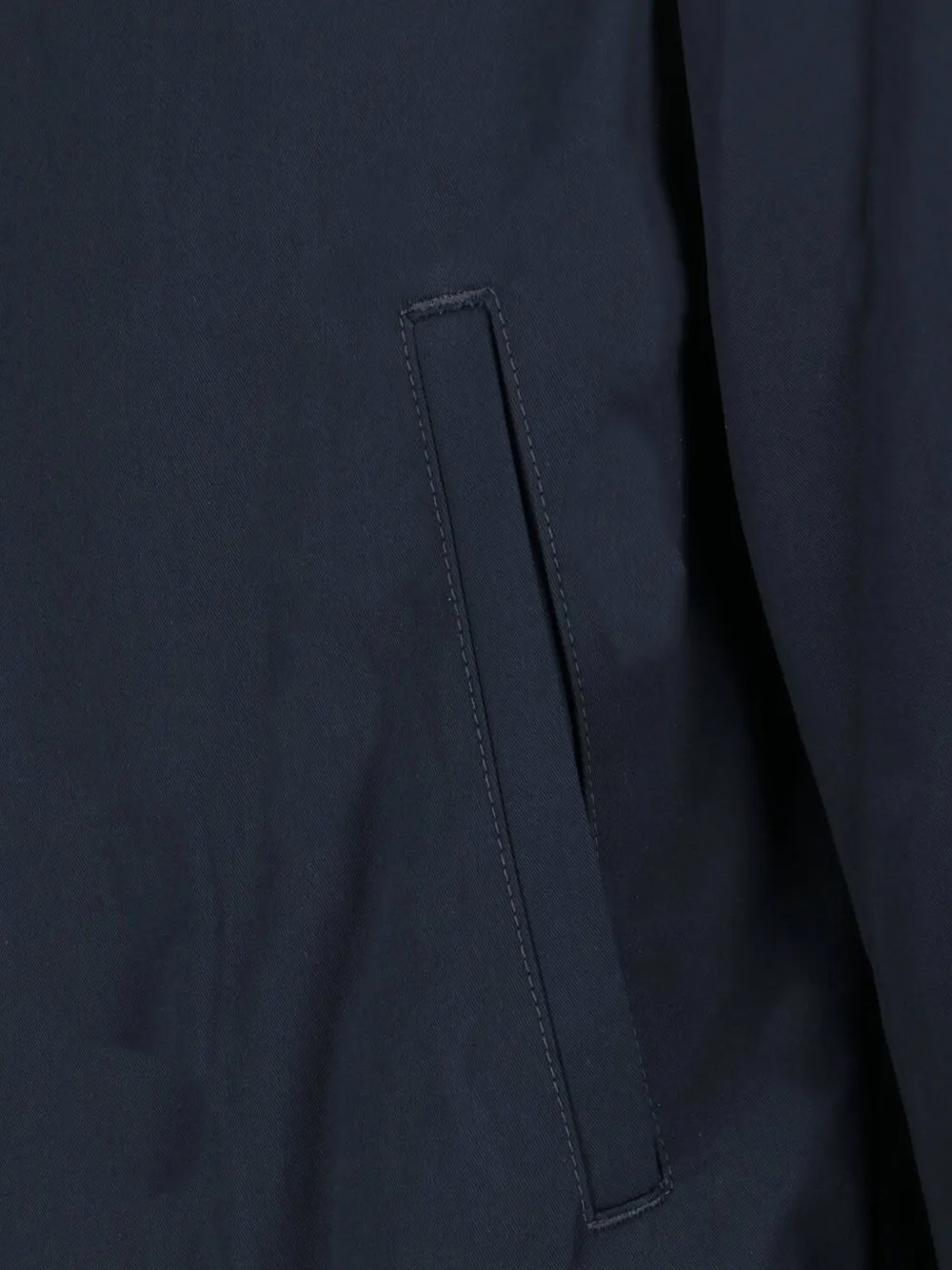  Tonywack Buttoned Cotton Bomber Jacket - Blue 