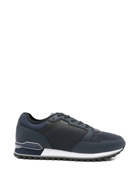 BOSS panelled sneakers