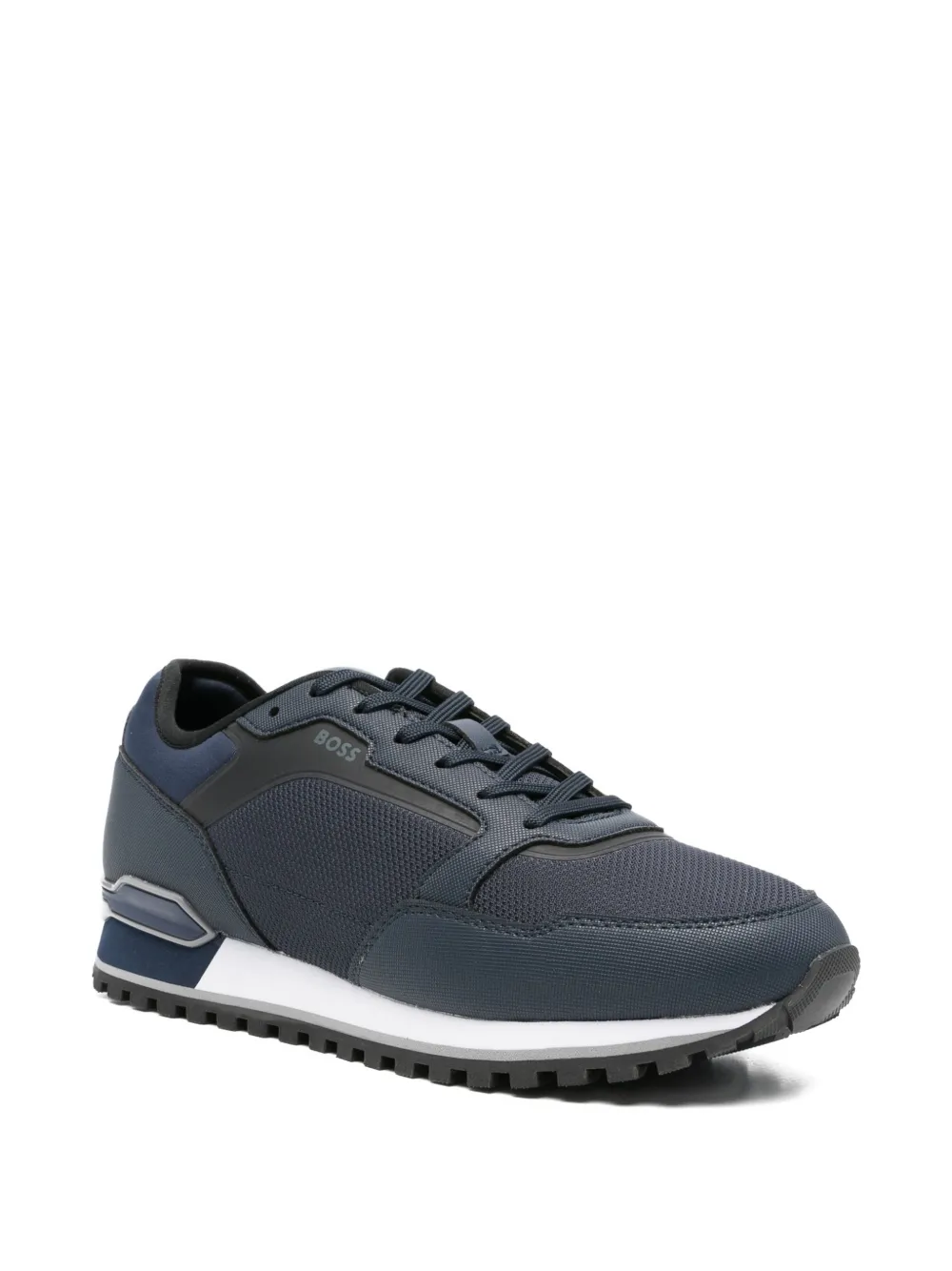 BOSS Sneakers met vlakken Blauw