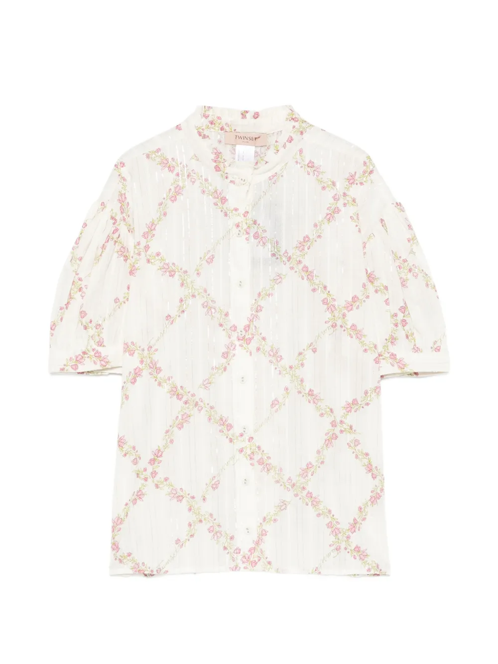 TWINSET floral print shirt - Bianco