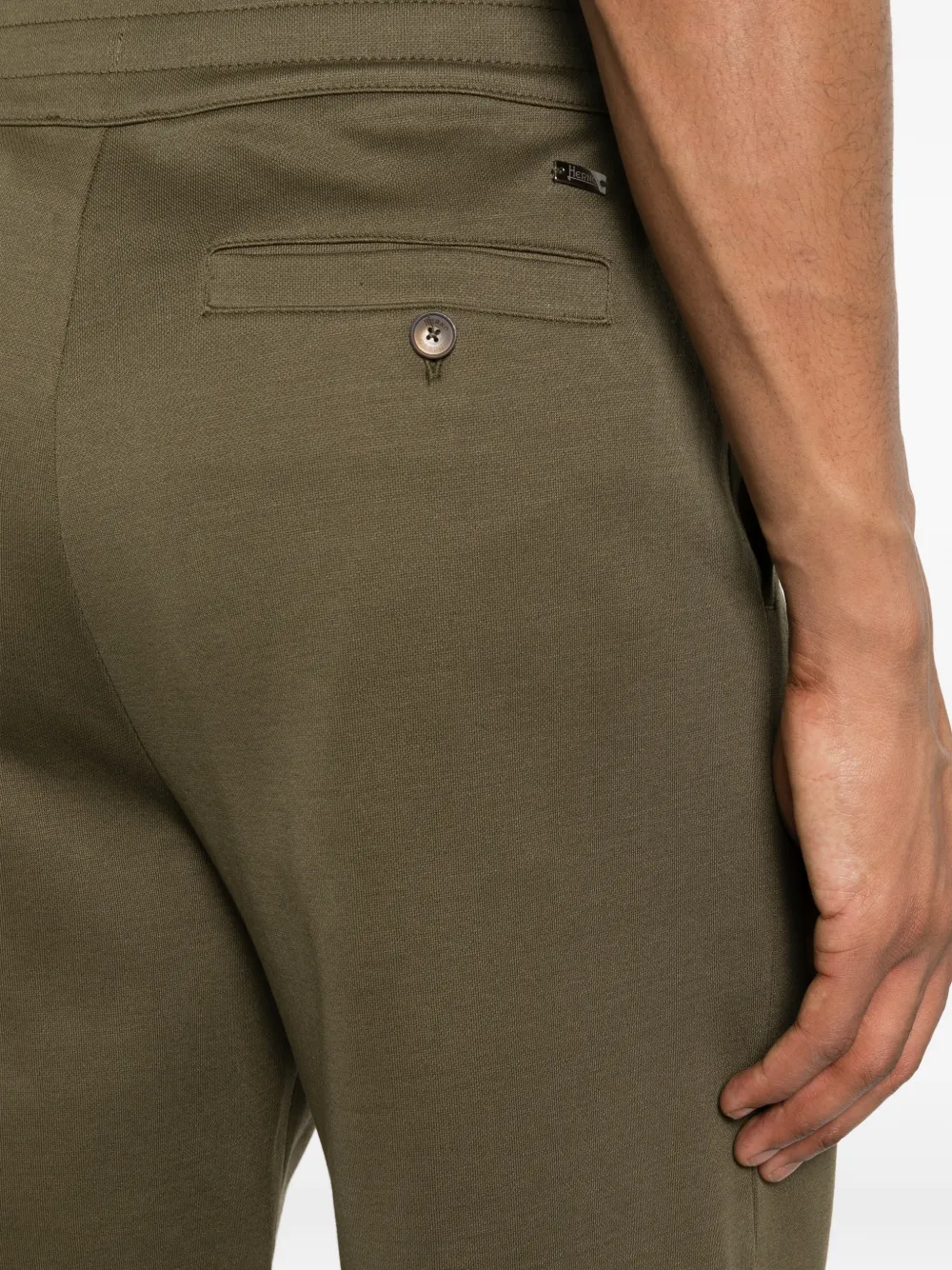Herno Shorts met zijzak Groen