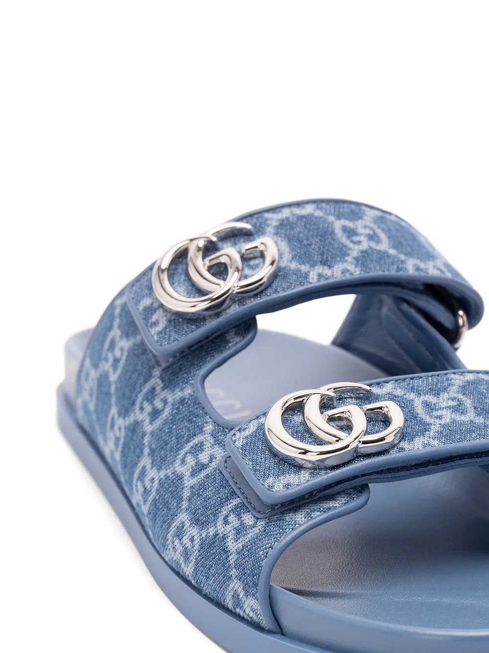 Gucci GG Marmont logo sandals Blauw