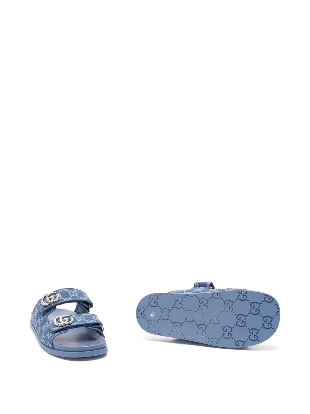 Gucci GG Marmont logo sandals Blauw