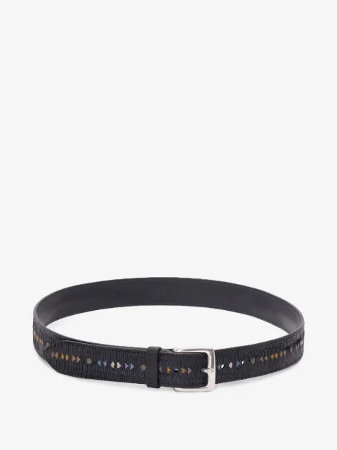 Orciani Cinto Blade Symbol texturizado com fivela