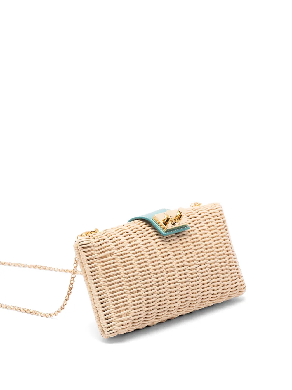  Rodo Chain Clutch Bag - Neutrals 