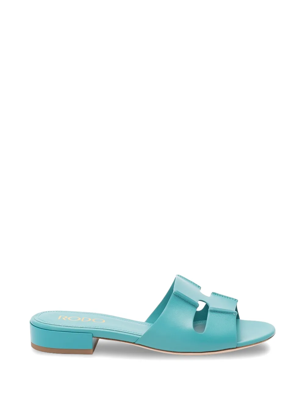 Rodo cut-out flat sandals Blauw