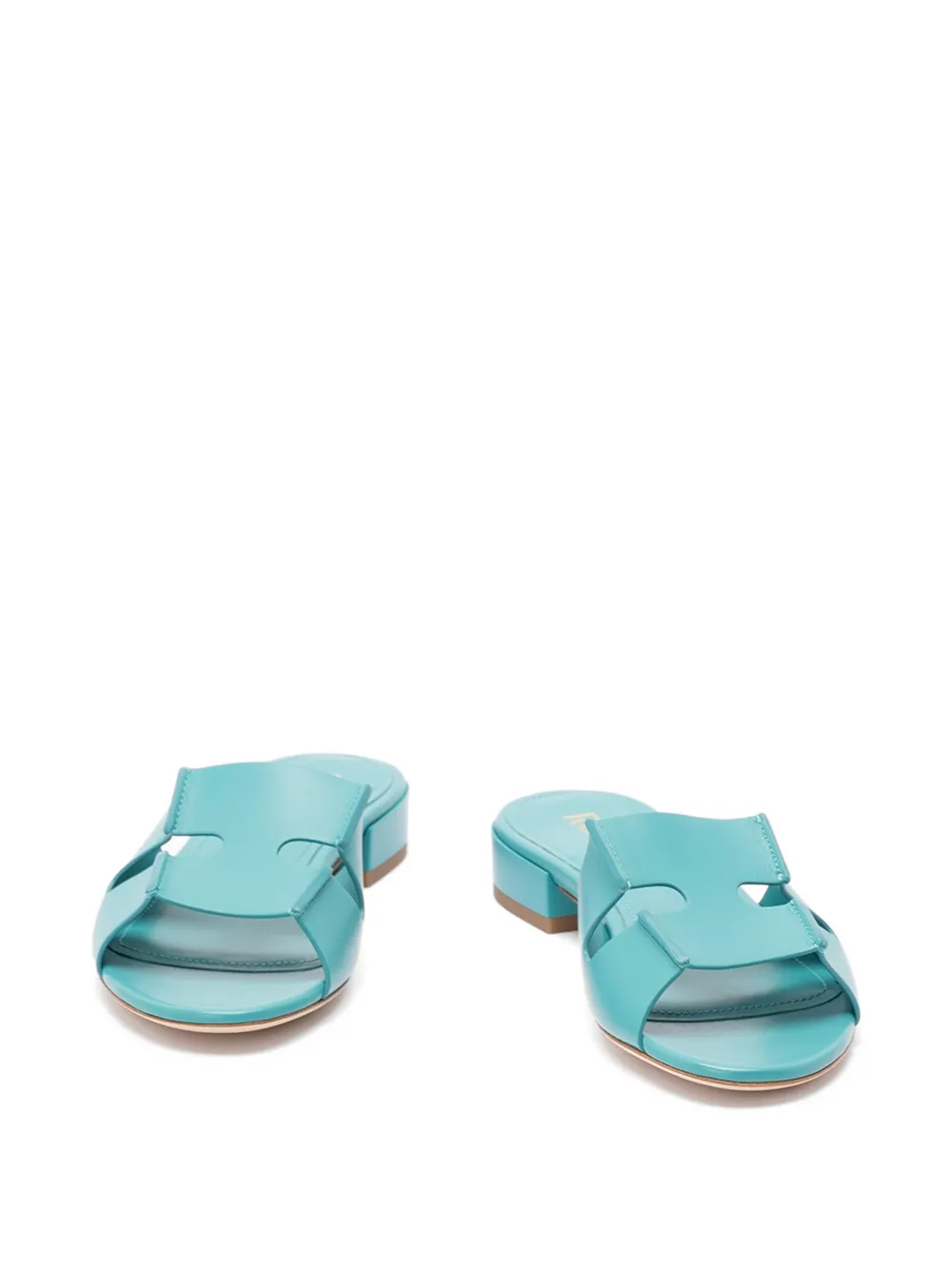 Rodo cut-out flat sandals Blauw