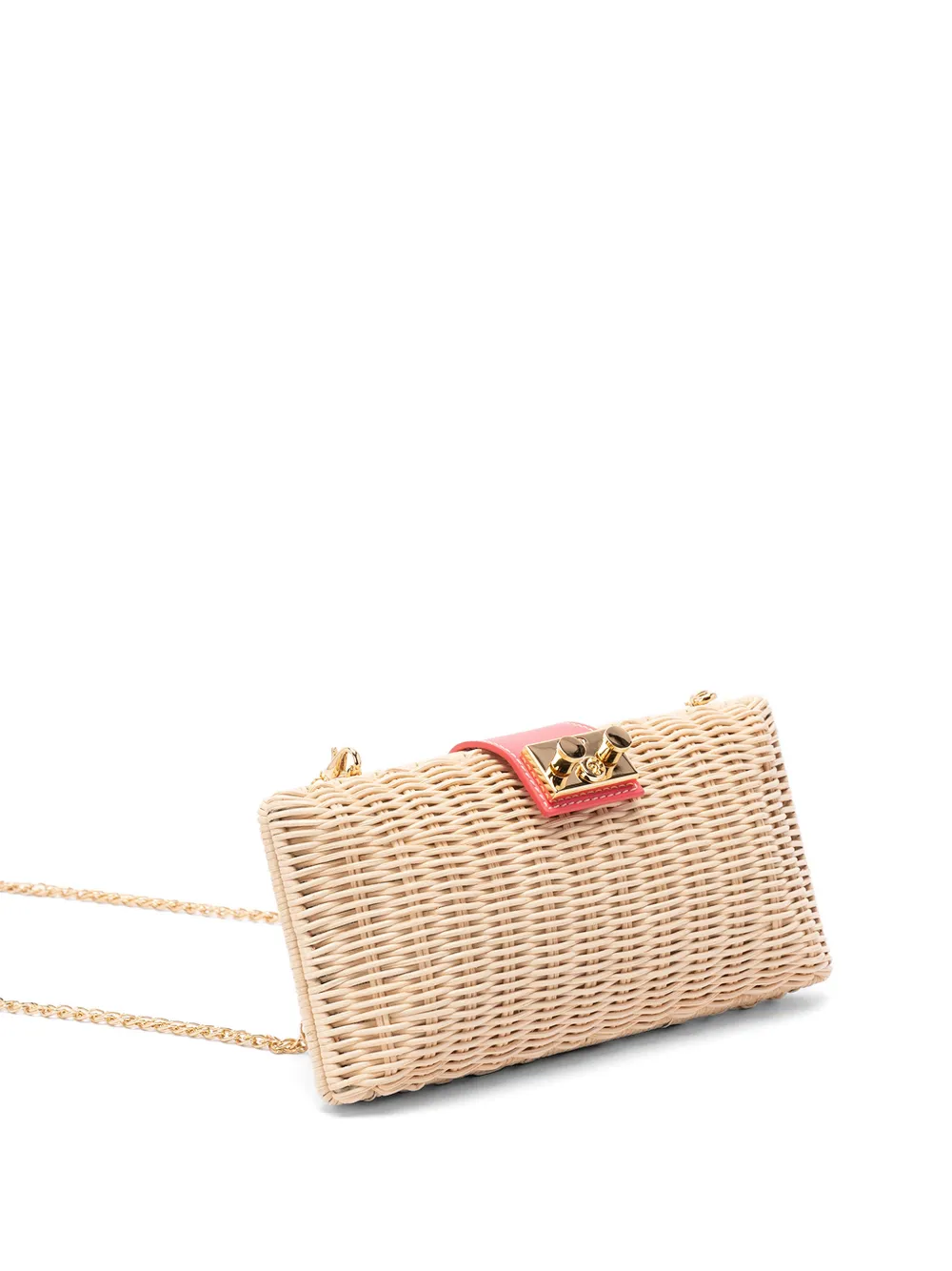  Rodo Chain Clutch Bag - Neutrals 