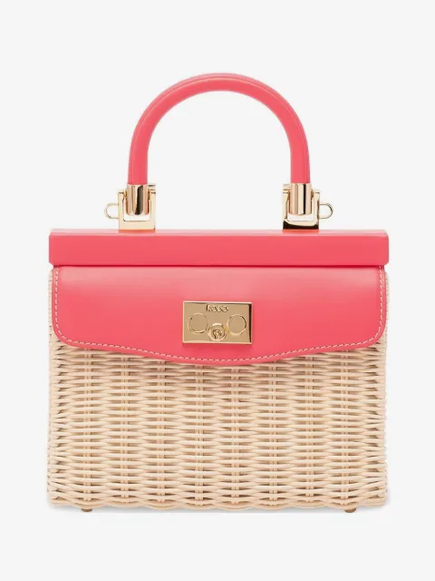 Rodo small wicker shoulder bag