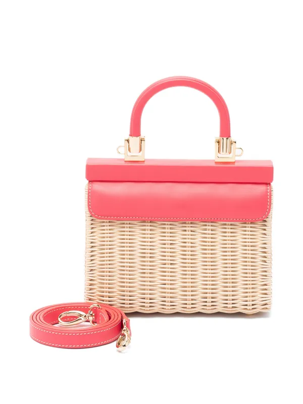 Rodo ウィッカーショルダーバッグ S | ニュートラル | FARFETCH JP