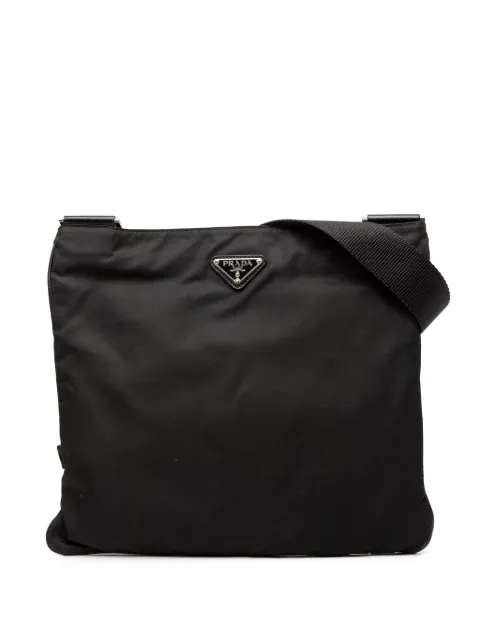 Prada Pre-Owned 2013-2025 Tessuto Umhängetasche mit Reißverschluss