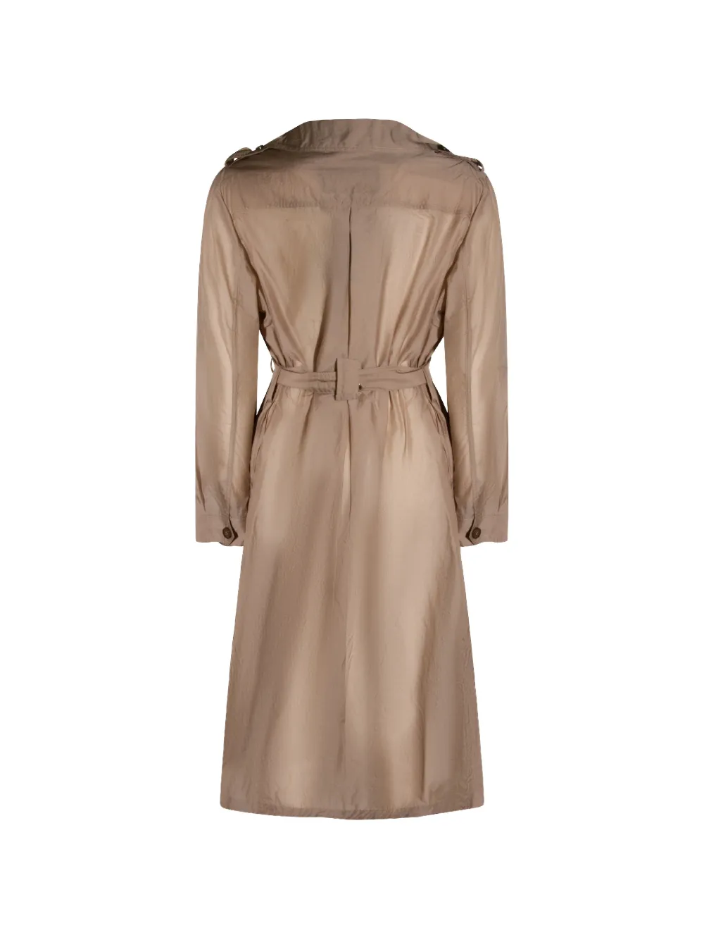  Moorer Double-breasted Belted Coat - Neutrals 