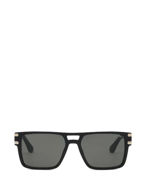 Philipp Plein Eyewear lentes de sol con armazón cuadrada y placa del logo