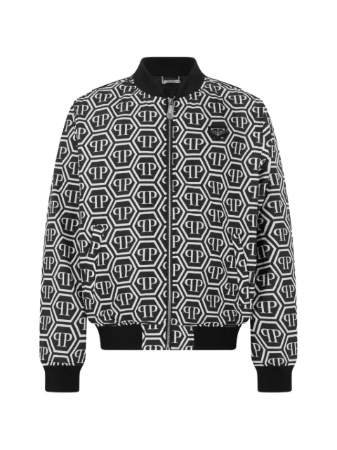 Philipp Plein nylon bomber monogram 