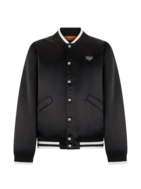 Philipp Plein chamarra estilo logo bomber