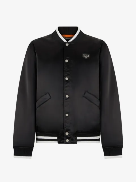 Philipp Plein chamarra estilo logo bomber