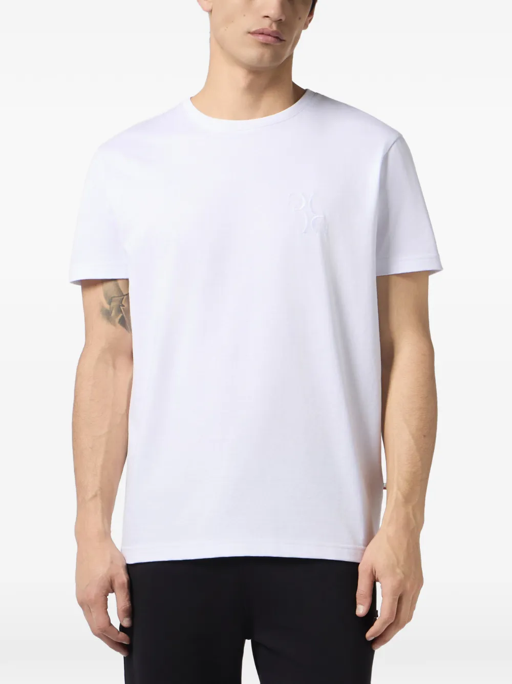 Billionaire T-shirt met ronde hals Wit