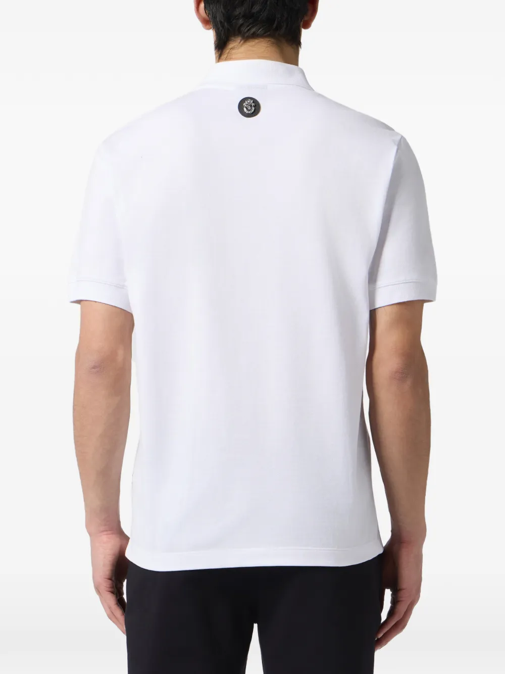 Billionaire Poloshirt met barokprint Wit