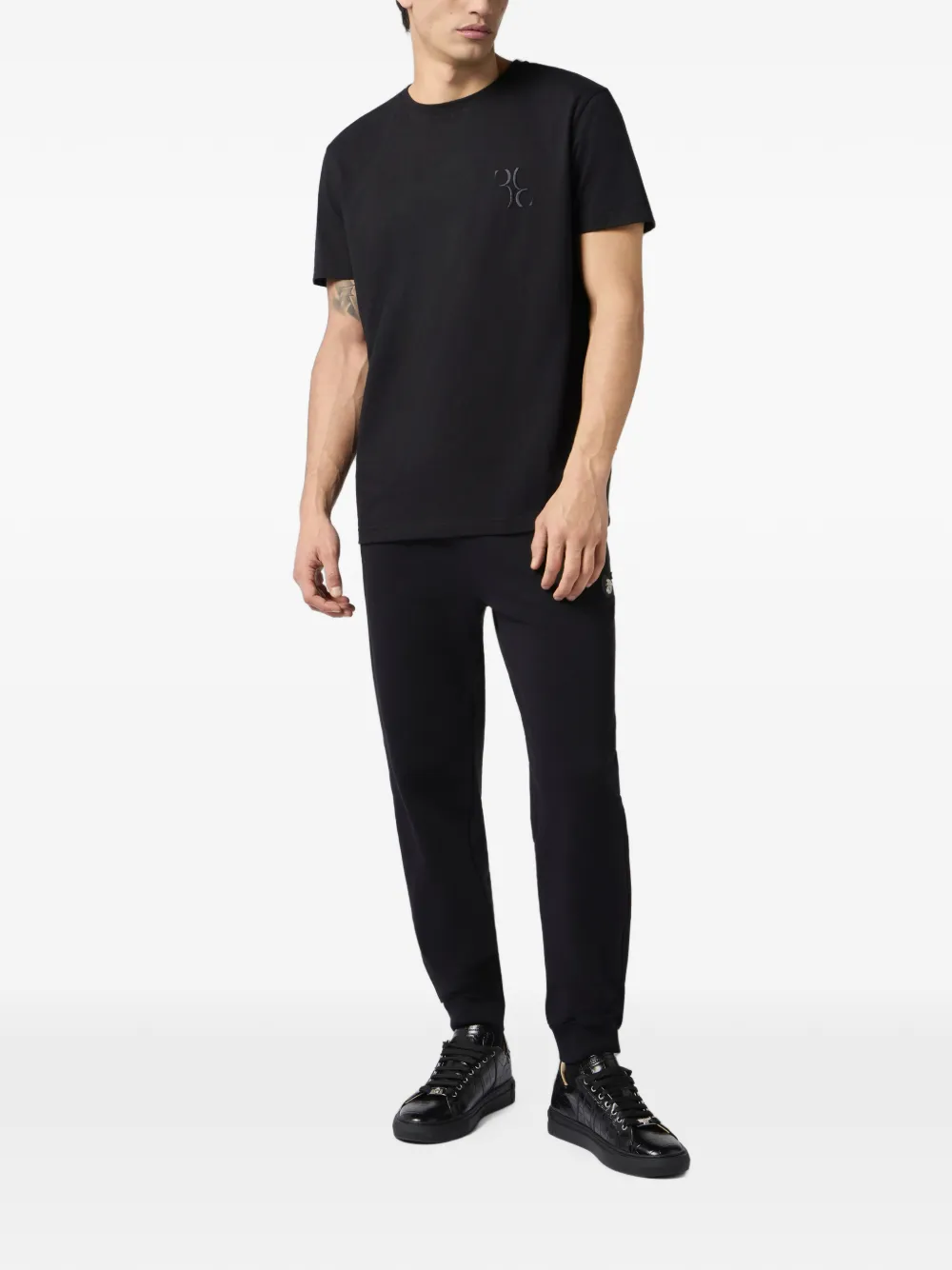 Billionaire T-shirt met logo Zwart