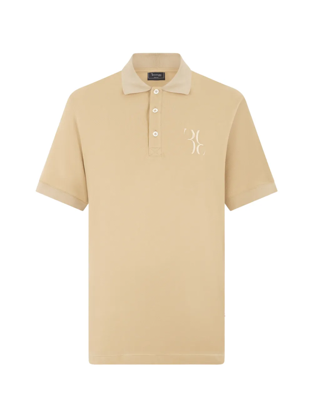 Billionaire Poloshirt mit Logo-Stickerei - Nude