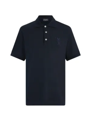 Ralph Lauren Purple Label Embroidered Polo Shirt | Blue | FARFETCH JO