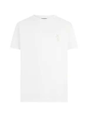 Burberry embroidered-logo T-shirt | White | FARFETCH IN