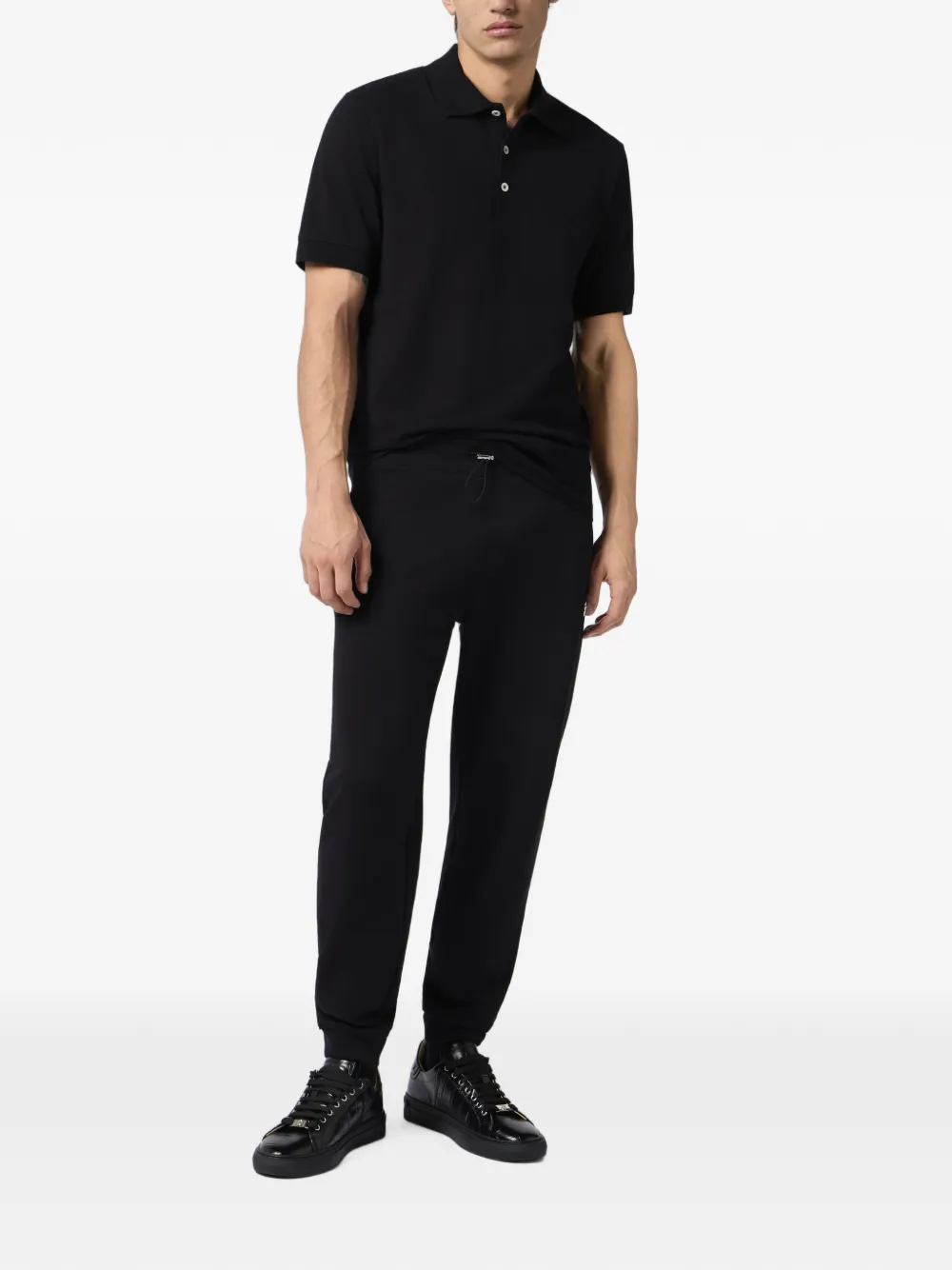Billionaire Poloshirt met korte mouwen Zwart