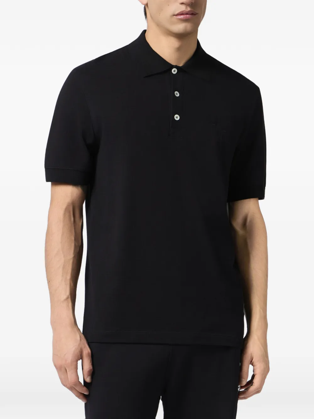 Billionaire Poloshirt met korte mouwen Zwart