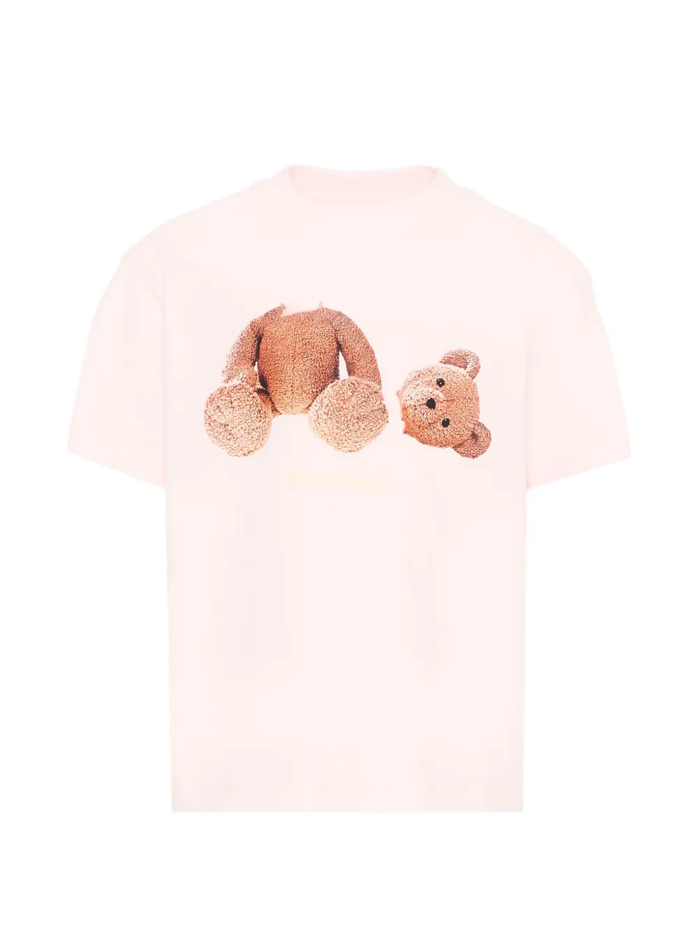 Palm Angels Kids bear-print T-shirt - Rosa