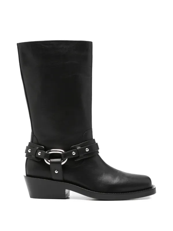 Rabanne Block-heel Boots in Black