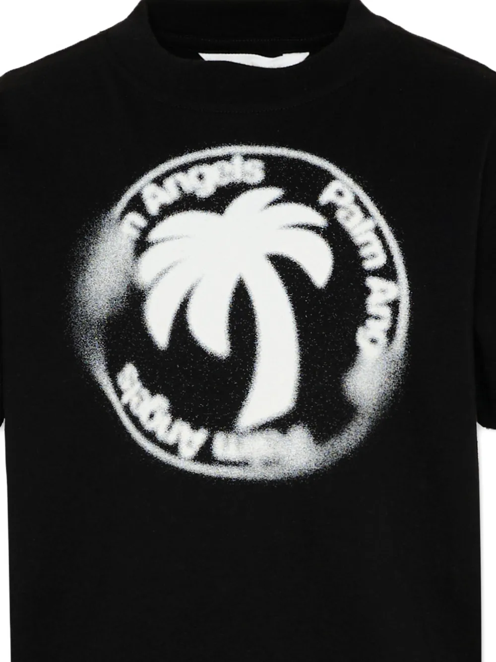 Palm Angels Kids Grafisch T-shirt Zwart