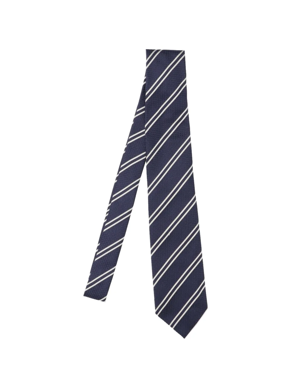 TOM FORD striped tie - Blu