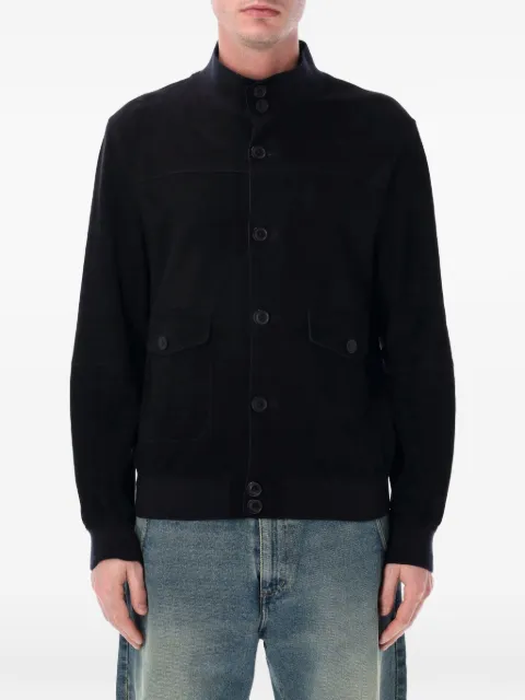 Sword button pocket biker jacket