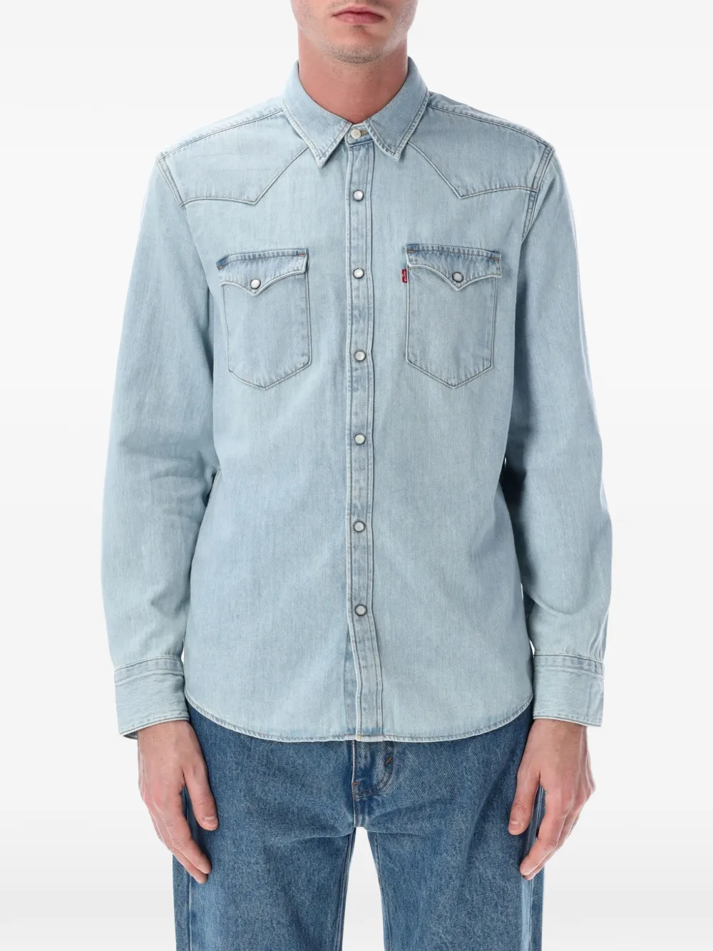 Levi's Barstow buttoned shirt - Blu