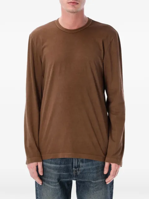 James Perse Langarmshirt mit Rundhalsausschnitt