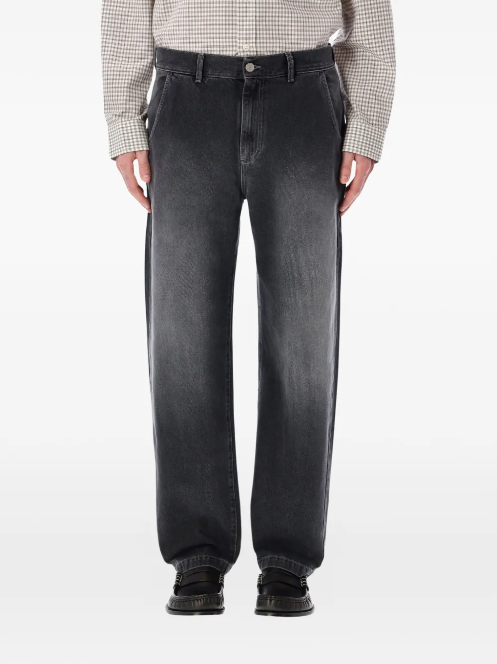 mfpen belt loops regular jeans - Grigio